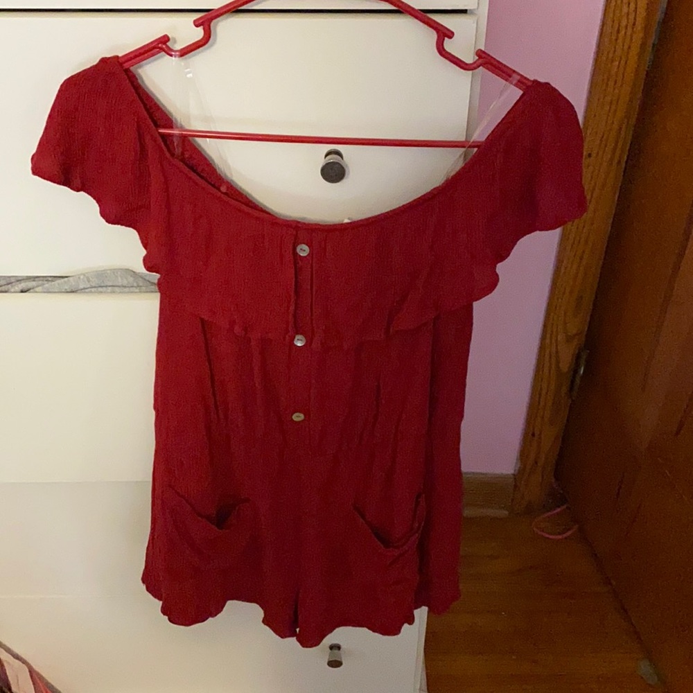 Strapless Romper